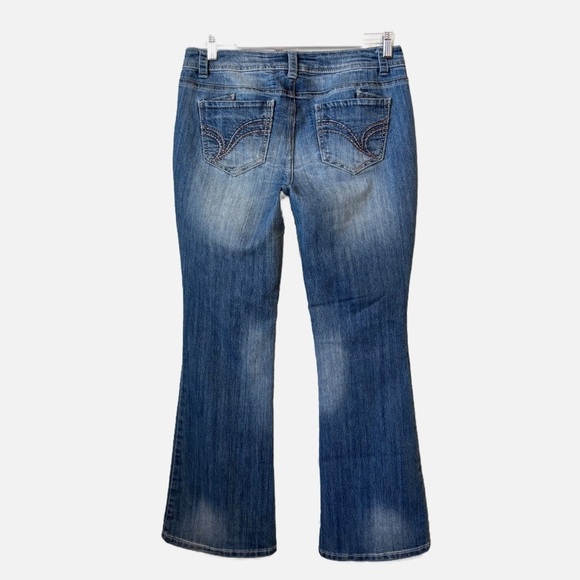 Vintage Y2K Inspired Bongo Denim Jeans Bootcut Flare Low Rise Size 11 - Picture 3 of 10